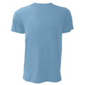 Bleu colombie chiné - Back - Canvas - T-shirt JERSEY - Hommes