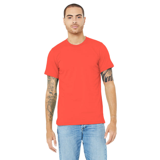 Rouge coquelicot - Side - Canvas - T-shirt JERSEY - Hommes