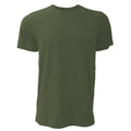 Olive chinée - Front - Canvas - T-shirt JERSEY - Hommes