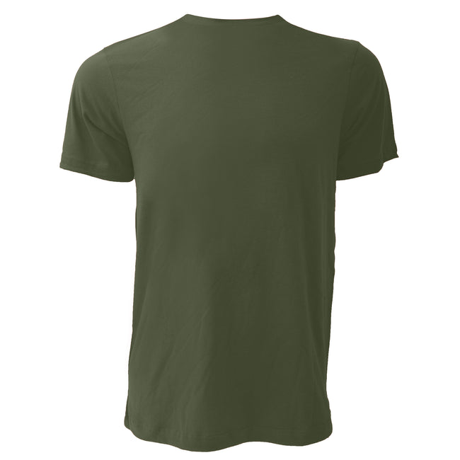 Olive chinée - Back - Canvas - T-shirt JERSEY - Hommes