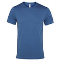 Bleu acier - Front - Canvas - T-shirt JERSEY - Hommes