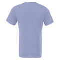 Bleu lavande - Back - Canvas - T-shirt JERSEY - Hommes