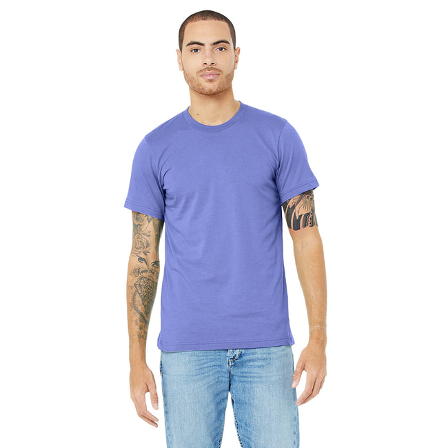 Sarcelle chiné - Side - Canvas - T-shirt JERSEY - Hommes