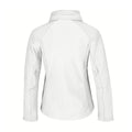 Blanc - Back - B&C - Veste softshell coupe-vent, imperméable et respirante - Femme