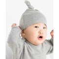 Gris - Side - Babybugz - Bonnet à nœud - Bébé unisexe