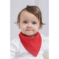 Blanc-Rouge - Lifestyle - Babybugz - Bavoir bandana réversible - Bébé unisexe