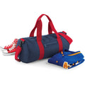 Bleu marine-Rouge classique - Lifestyle - Bagbase - Sac de voyage (20 litres)