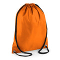 Orange - Front - BagBase Budget - Sac de gym résistant à l'eau avec cordon de serrage (11 litres)