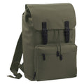 Olive-Noir - Front - BagBase - Sac à dos pour ordinateur portable