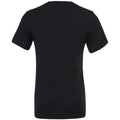 Noir - Back - Canvas - T-shirt à col V 100% coton - Homme