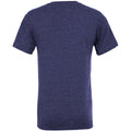 Bleu marine - Back - Canvas - T-shirt à col V 100% coton - Homme