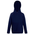 Bleu marine profond - Back - Fruit Of The Loom - Sweatshirt à capuche - Enfant