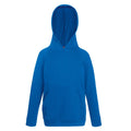 Bleu roi - Side - Fruit Of The Loom - Sweatshirt à capuche - Enfant