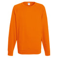 Orange - Front - Fruit Of The Loom - Sweatshirt léger - Homme