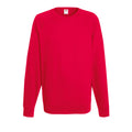 Rouge - Front - Fruit Of The Loom - Sweatshirt léger - Homme