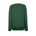 Vert bouteille - Back - Fruit of the Loom - Sweatshirt à manches raglan - Femme