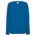 Bleu roi - Front - Fruit of the Loom - Sweatshirt à manches raglan - Femme