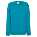 Bleu azur - Front - Fruit of the Loom - Sweatshirt à manches raglan - Femme