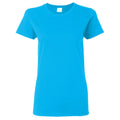 Saphir - Front - Gildan - T-shirt à manches courtes coupe féminine - Femme