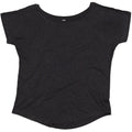 Gris foncé - Front - Mantis - T-shirt ample à manches courtes en coton - Femme