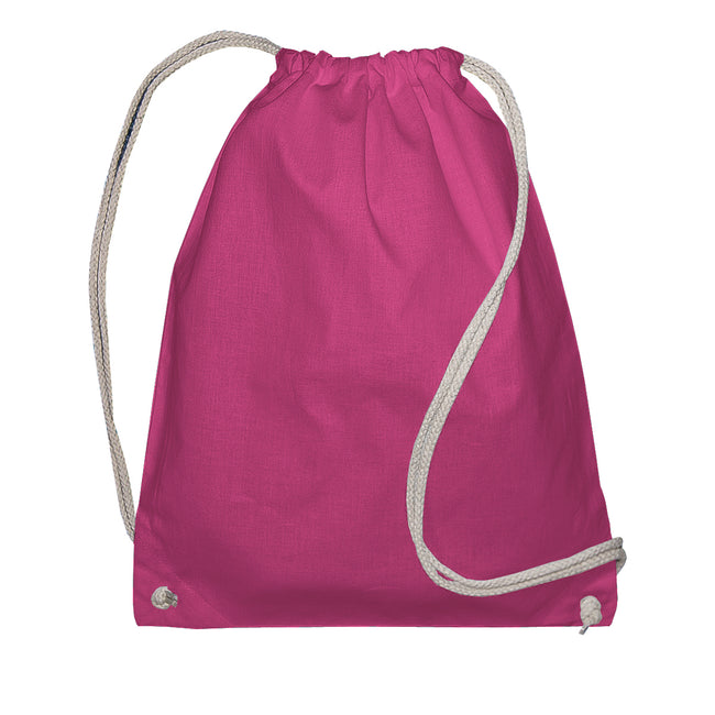 Magenta - Front - Jassz Bags - Sac de gym avec cordon de serrage