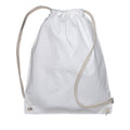 Blanc - Front - Jassz Bags - Sac de gym avec cordon de serrage