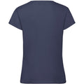Bleu marine - Back - Fruit Of The Loom - T-shirt coton - Filles