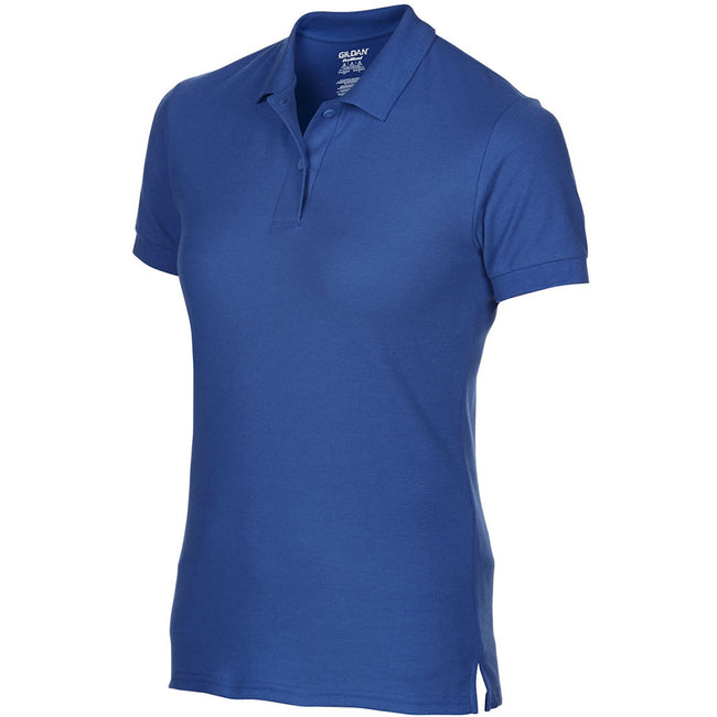 Bleu roi - Side - Gildan DryBlend - Polo sport - Femme