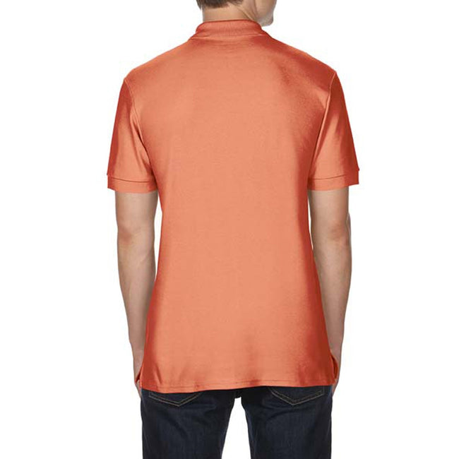 Orange - Side - Gildan - Polo de sport - Homme