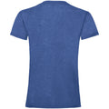 Bleu roi rétro chiné - Back - Fruit Of The Loom -T-shirt - Filles