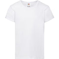 Blanc - Front - Fruit Of The Loom -T-shirt - Filles