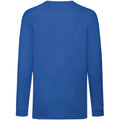 Bleu royal - Back - Fruit Of The Loom - T-Shirt à manches longues - Enfant unisexe