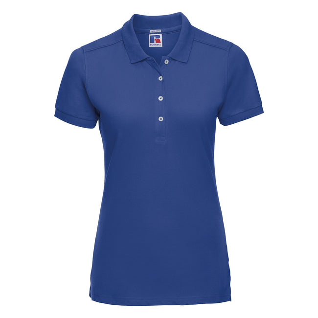 Gris - Pack Shot - Russell - Polo manches courtes - Femme