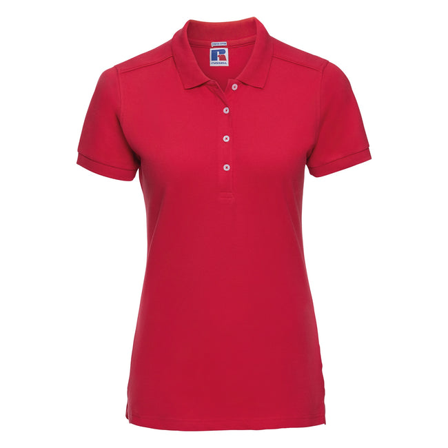 Rouge - Front - Russell - Polo manches courtes - Femme