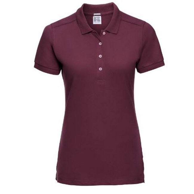 Bordeaux - Front - Russell - Polo manches courtes - Femme