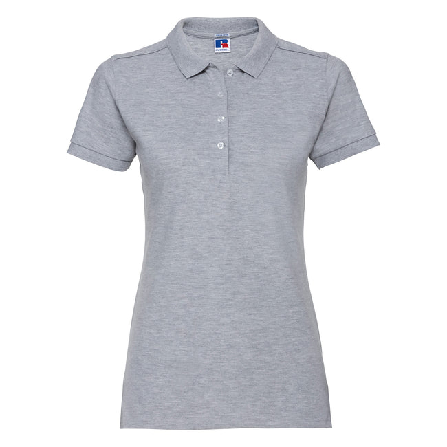 Gris - Front - Russell - Polo manches courtes - Femme