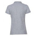 Gris - Back - Russell - Polo manches courtes - Femme