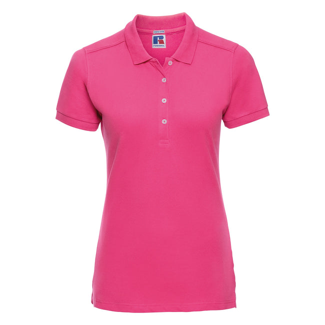 Fuchsia - Front - Russell - Polo manches courtes - Femme