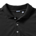 Noir - Pack Shot - Russell - Polo manches courtes - Homme