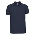 Bleu marine - Front - Russell - Polo manches courtes - Homme