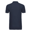 Bleu marine - Back - Russell - Polo manches courtes - Homme