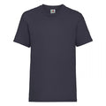 Bleu marine profond - Front - Fruit Of The Loom - T-Shirt à manches courtes - Enfant
