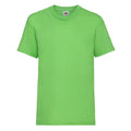 Vert citron - Front - Fruit Of The Loom - T-Shirt à manches courtes - Enfant