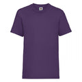 Violet - Front - Fruit Of The Loom - T-Shirt à manches courtes - Enfant