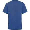 Bleu roi rétro chiné - Back - Fruit Of The Loom - T-Shirt à manches courtes - Enfant