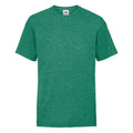 Vert rétro chiné - Front - Fruit Of The Loom - T-Shirt à manches courtes - Enfant