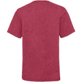 Rouge vintage chiné - Back - Fruit Of The Loom - T-Shirt à manches courtes - Enfant