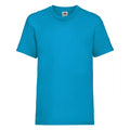 Bleu azur - Front - Fruit Of The Loom - T-Shirt à manches courtes - Enfant