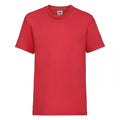 Rouge - Front - Fruit Of The Loom - T-Shirt à manches courtes - Enfant
