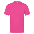 Fuchsia - Front - Fruit Of The Loom - T-shirt manches courtes - Homme